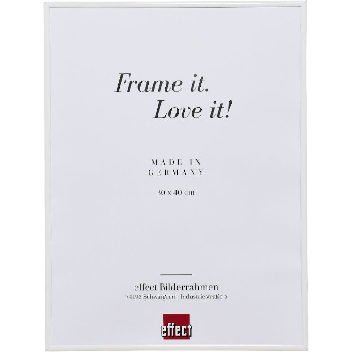 Effect Kunststoffrahmen Art weiß 61x91,5 cm Museumsglas