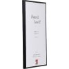 effect Bilderrahmen 0119-4580-03 Aluminium Bilderrahmen Serie 1 Museumsglas schwarz 45 x 80 cm