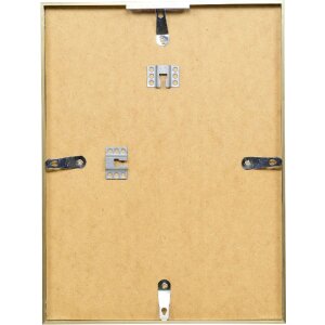 Effect Aluminium-Bilderrahmen Serie 2 Museumsglas gold 25x70 cm