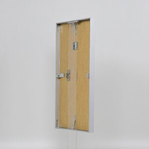 Фоторамка Effect из алюминия, серия 2, музеальное стекло, серебро, 50x75 см