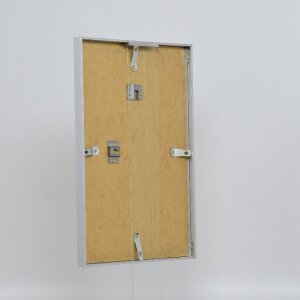 Фоторамка Effect из алюминия, серия 2, музеальное стекло, серебро, 50x75 см