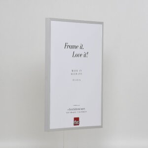 Фоторамка Effect из алюминия, серия 2, музеальное стекло, серебро, 50x75 см