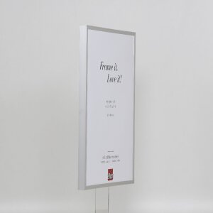 Фоторамка Effect из алюминия, серия 2, музеальное стекло, серебро, 50x75 см