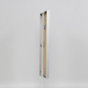 Фоторамка Effect из алюминия, серия 2, музеальное стекло, серебро, 50x75 см