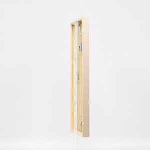 Effect Holzrahmen Profil 35 hellbraun 23x70 cm Museumsglas