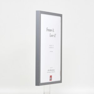 Effect Holzrahmen Profil 35 anthrazit 23x70 cm Museumsglas