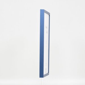 Effect Holzrahmen Profil 35 blau 25x70 cm Museumsglas