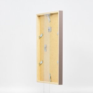 Effect Holzrahmen Profil 35 braun 50x65 cm Museumsglas