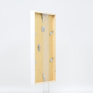 Effect Holzrahmen Profil 35 weiß 50x65 cm Museumsglas
