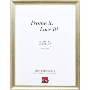 Effect Holz-Bilderrahmen Profil 41 Antiksilber 13x13 cm...