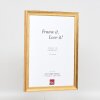 Effect Holz-Bilderrahmen Profil 41 Antikgold 20x28 cm Museumsglas