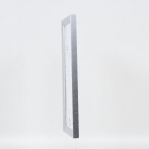 Effect Holz-Bilderrahmen Profil 41 Silber 21x29,7 cm Museumsglas
