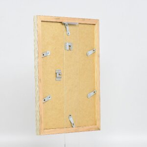 Effect Holz-Bilderrahmen Profil 41 Antiksilber 23x70 cm Museumsglas