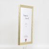 Effect Holz-Bilderrahmen Profil 41 Antiksilber 25x80 cm Museumsglas