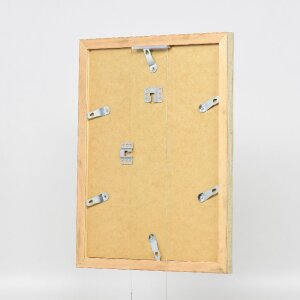 Effect Holz-Bilderrahmen Profil 41 Antiksilber 30x30 cm Museumsglas 0419-3030-24