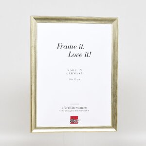 Effect Holz-Bilderrahmen Profil 41 Antiksilber 30x30 cm Museumsglas 0419-3030-24