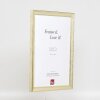 Effect Holz-Bilderrahmen Profil 41 Antiksilber 35x50 cm Museumsglas