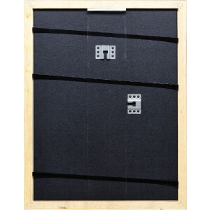 Фоторамка Effect из дерева профиль 43 серебристая 10x10 см с музеевым стеклом