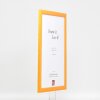 Effect Holzbilderrahmen Profil 43 honig 25x60 cm Museumsglas