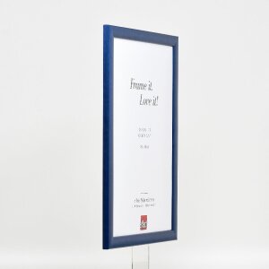 Effect Holz-Bilderrahmen Profil 43 royalblau 25x80 cm Museumsglas, HAN 0439-2580-16