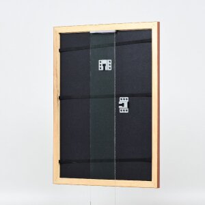 Effect Holzbilderrahmen Profil 43 braun 28x35 cm Museumsglas