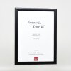 Effect Holzbilderrahmen Profil 43 schwarz 30x40 cm Museumsglas