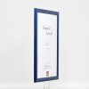 Effect Holz-Bilderrahmen Profil 43 royalblau 30x40 cm Museumsglas