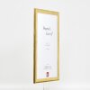 Effect Holz-Bilderrahmen Profil 43 Gold 35x100 cm mit Museumsglas 0439-3510-02