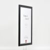 Effect Holz-Bilderrahmen Profil 43 schwarz 35x50 cm Museumsglas