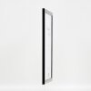 Effect Holz-Bilderrahmen Profil 43 Schwarz Hochglanz 35x50 cm Museumsglas