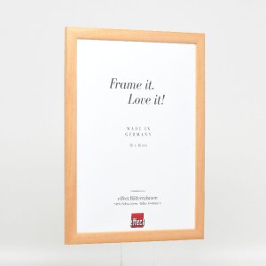 effect Holz-Bilderrahmen Profil 43 natur 35x50 cm mit Museumsglas