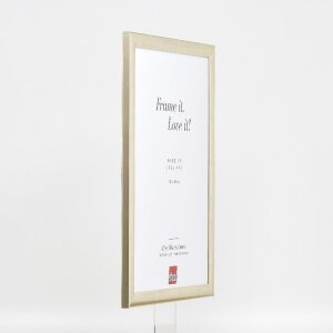 Effect Holz-Bilderrahmen Profil 43 silber 40x60 cm Museumsglas