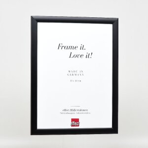 Effect Holz-Bilderrahmen Profil 43 schwarz 40x60 cm Museumsglas 0439-4060-03