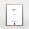Effect Holz-Bilderrahmen Profil 43 silber 42x59,4 cm Museumsglas