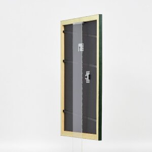 Effect Holz-Bilderrahmen Profil 43 tannengrün 42x59,4 cm Museumsglas