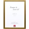 Effect Holz-Bilderrahmen Profil 43 gold 45x60 cm Museumsglas