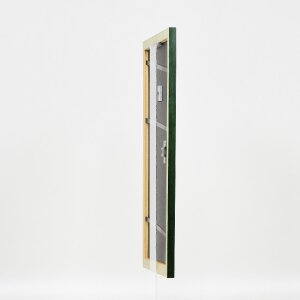 Effect Holz-Bilderrahmen Profil 43 tannengrün 45x60 cm Museumsglas