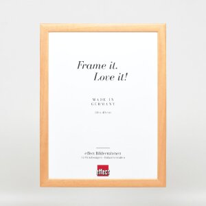 effect Holz-Bilderrahmen Profil 43 Natur 45x60 cm Museumsglas