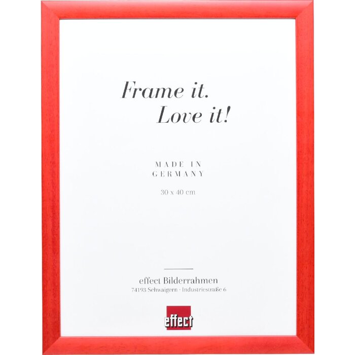 Effect Holzbilderrahmen Profil 43 lachs 45x80 cm Museumsglas