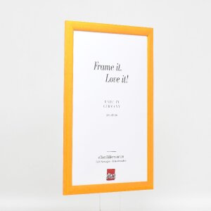 Effect Holzbilderrahmen Profil 43 honig 45x80 cm Museumsglas