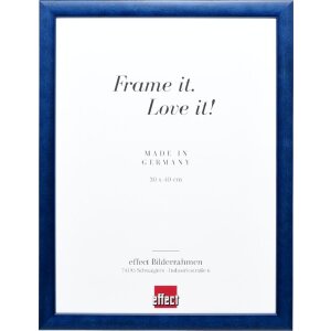 Effect Holzbilderrahmen Profil 43 royalblau 50x50 cm...