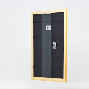 Effect Holz-Bilderrahmen Profil 43 honig 50x50 cm Museumsglas 0439-5050-42