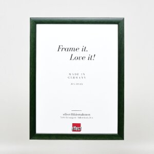 Effect Holz-Bilderrahmen Profil 43 tannengrün 50x65 cm Museumsglas
