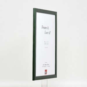 Effect Holz-Bilderrahmen Profil 43 tannengrün 50x70 cm Museumsglas