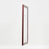 effect Holz-Bilderrahmen Profil 43 rot 60x60 cm mit Museumsglas
