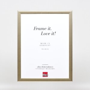 Effect Holz-Bilderrahmen Profil 43 silber 60x90 cm Museumsglas