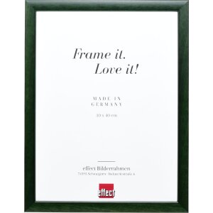 Effect Holz-Bilderrahmen Profil 43 tannengrün 62x93...