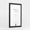 Effect Holz Bilderrahmen Profil 43 schwarz hochglanz 62x93 cm Museumsglas