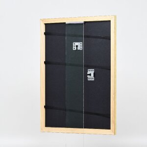 Effect Holzbilderrahmen Profil 43 gold 70x100 cm Museumsglas