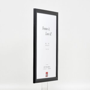 effect Holz-Bilderrahmen Profil 43 schwarz 70x100 cm Museumsglas